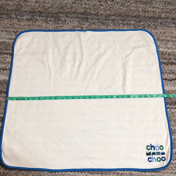 Vintage Gymboree CHOO CHOO Train Reversible Baby Blanket - Picture 8 of 11